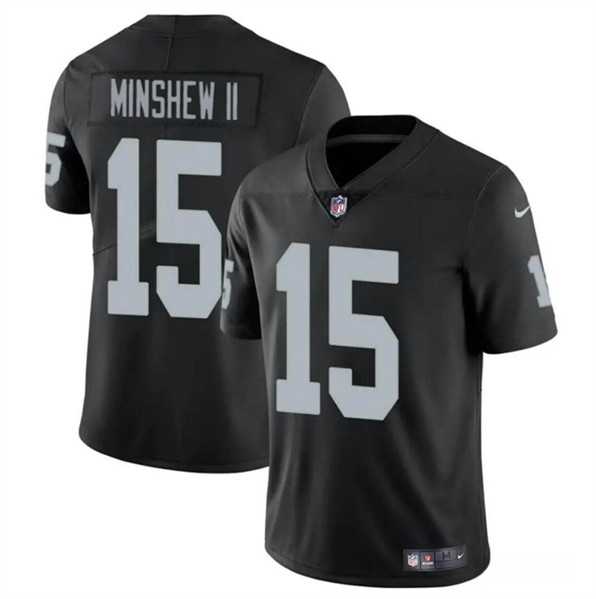 Men & Women & Youth Las Vegas Raiders #15 Gardner Minshew II Black Vapor Football Stitched Jersey,We sell and wholesale Men & Women & Youth Las Vegas Raiders #15 Gardner Minshew II Black Vapor Football Stitched Jersey on line form chian!